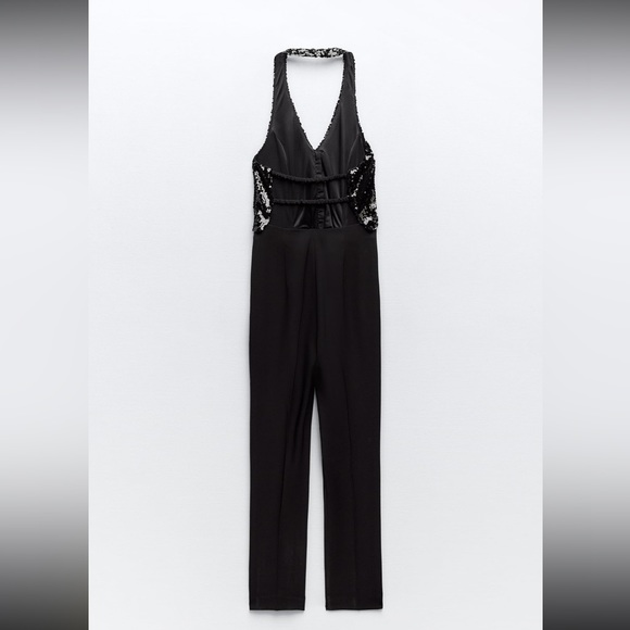 Zara sequin vest jumpsuit - Picture 12 of 13